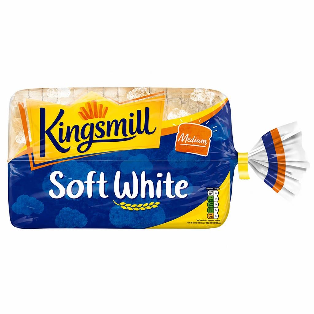 Kingsmill Soft Medium Sliced White Bread 800g