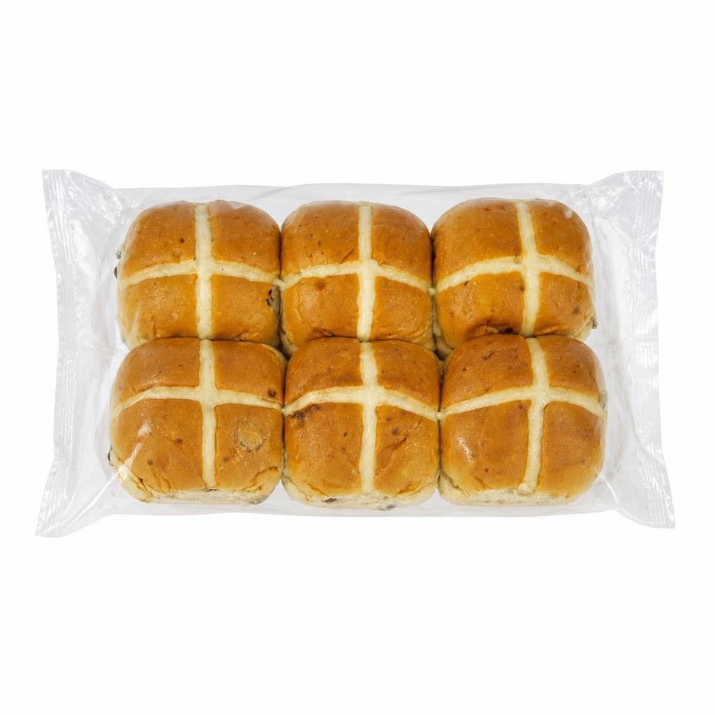 Sainsbury's Hot Cross Buns x6