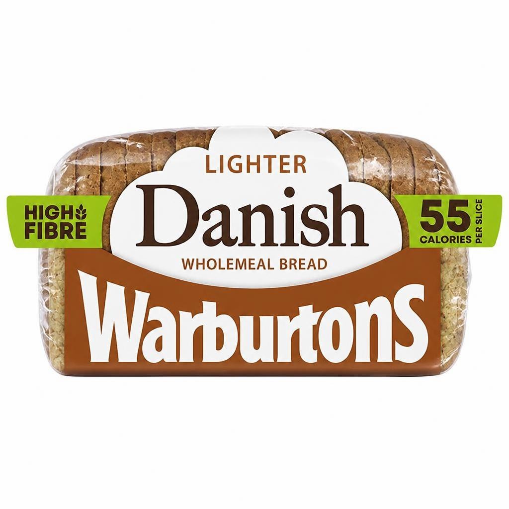 Warburtons Danish Lighter Wholemeal Bread 400g