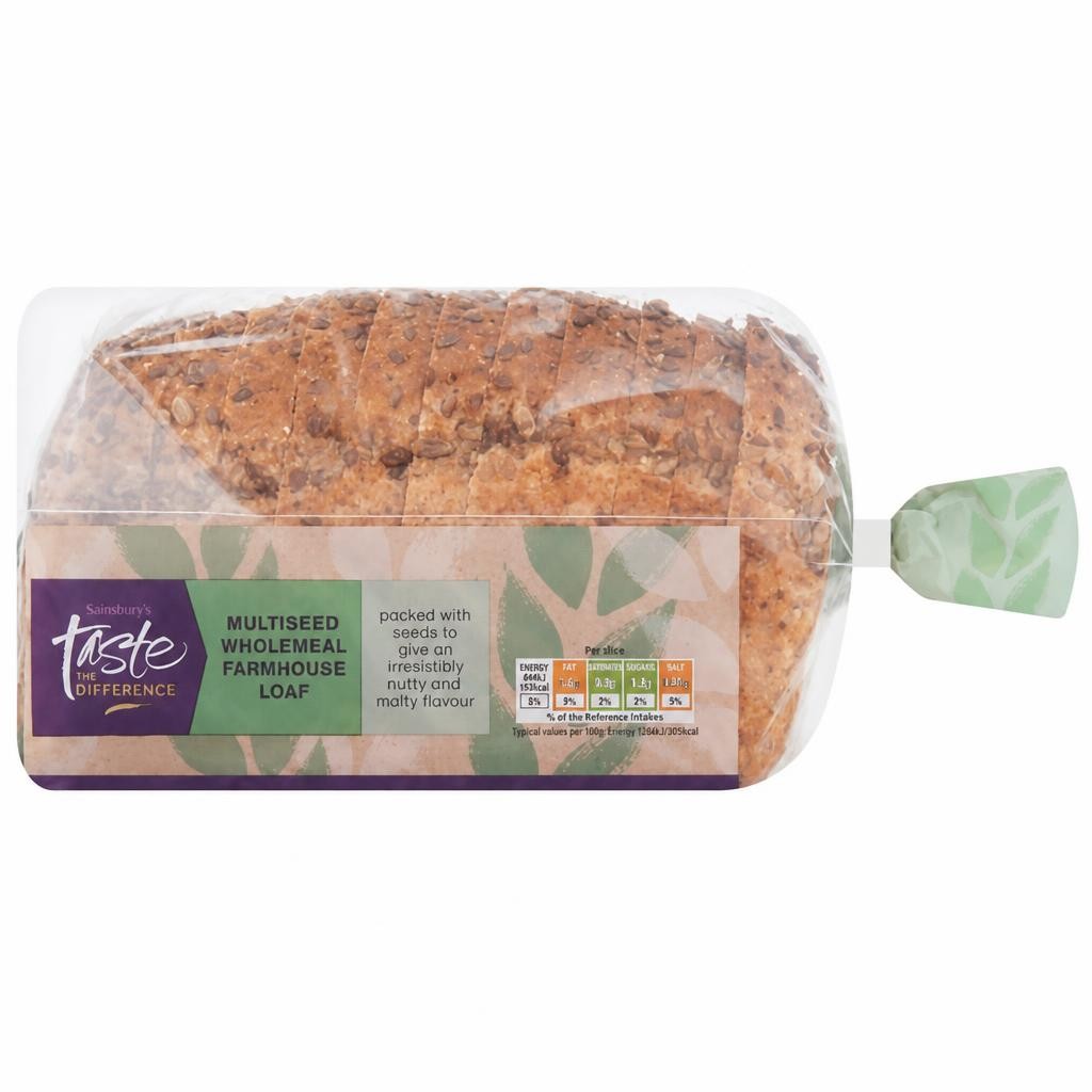 Sainsbury's Soft Multiseed Wholemeal Bread, Taste the Difference 430g