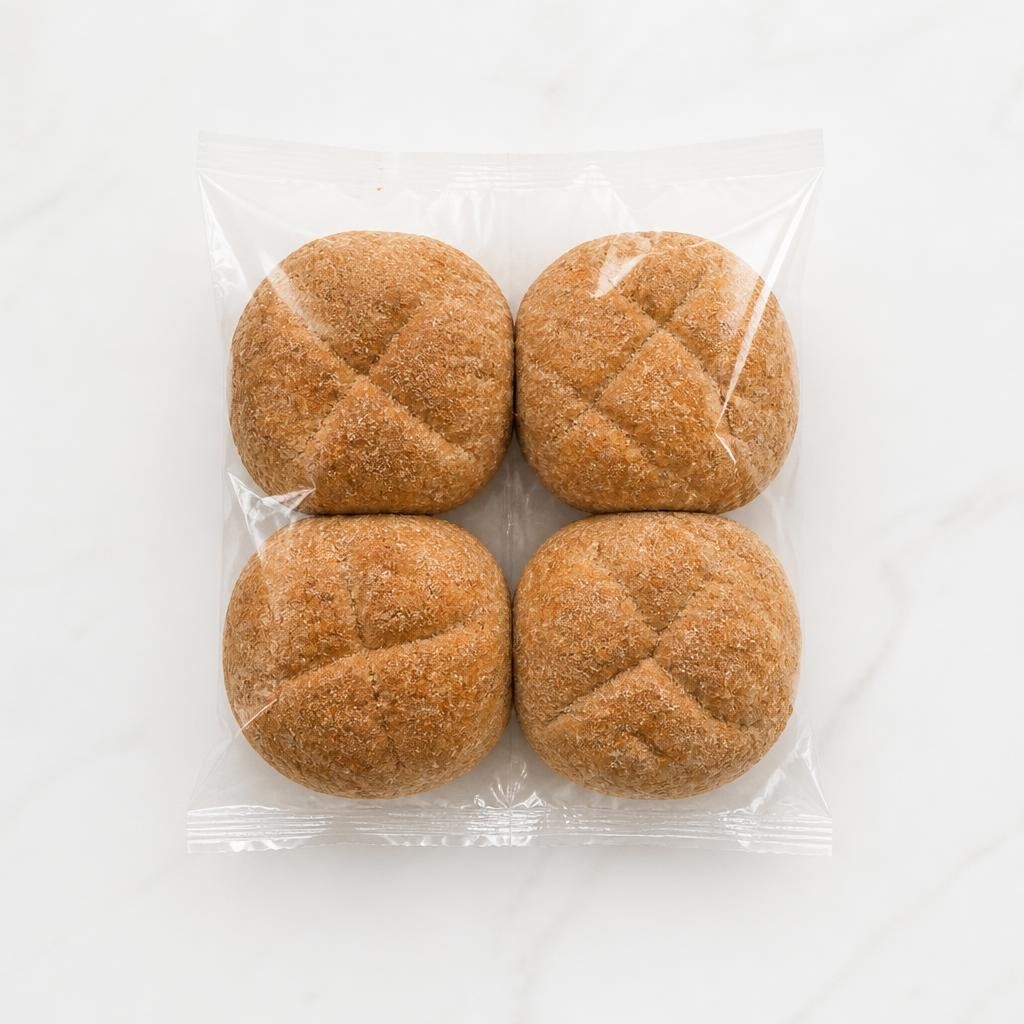 Sainsbury's Large Soft Wholemeal Rolls x4