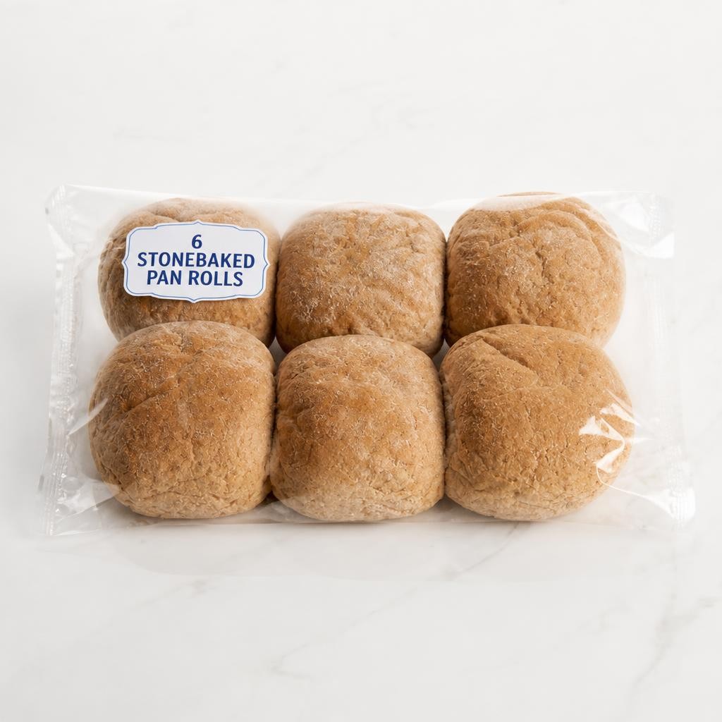 Sainsbury's Soft Wholemeal Rolls x6