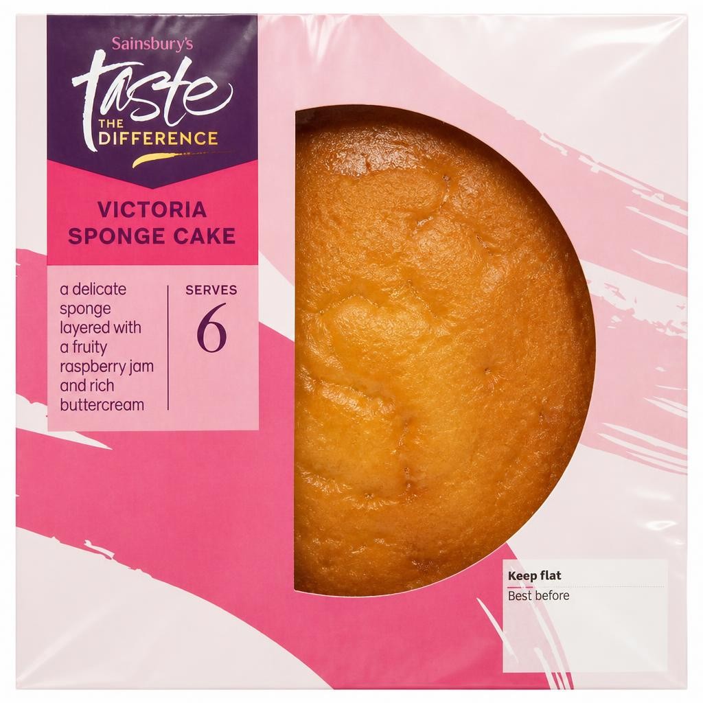 Sainsbury's Victoria Sponge Cake, Taste the Difference 345g