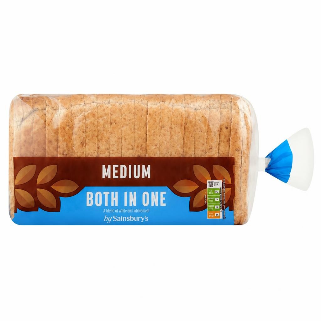 Sainsbury's Medium Both in One Bread 800g