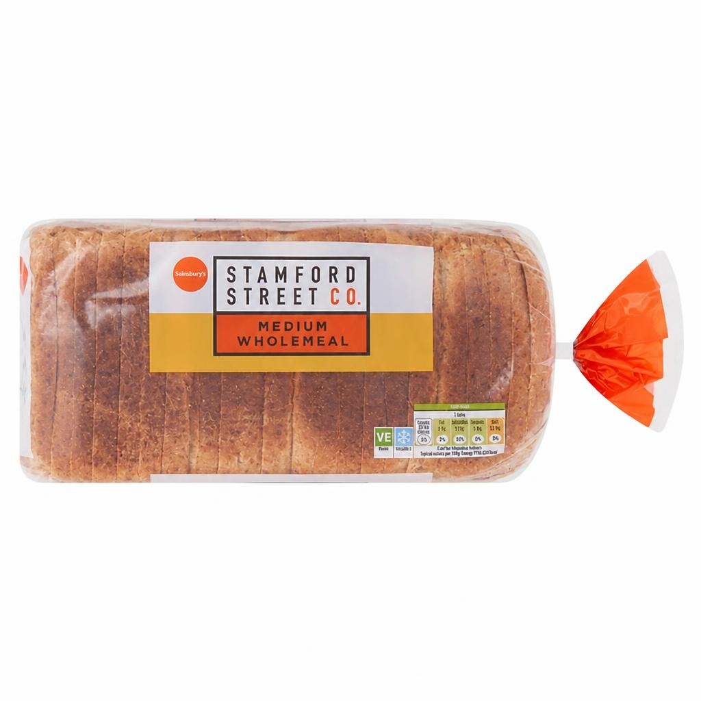 Stamford Street Co. Medium Wholemeal Bread 800g