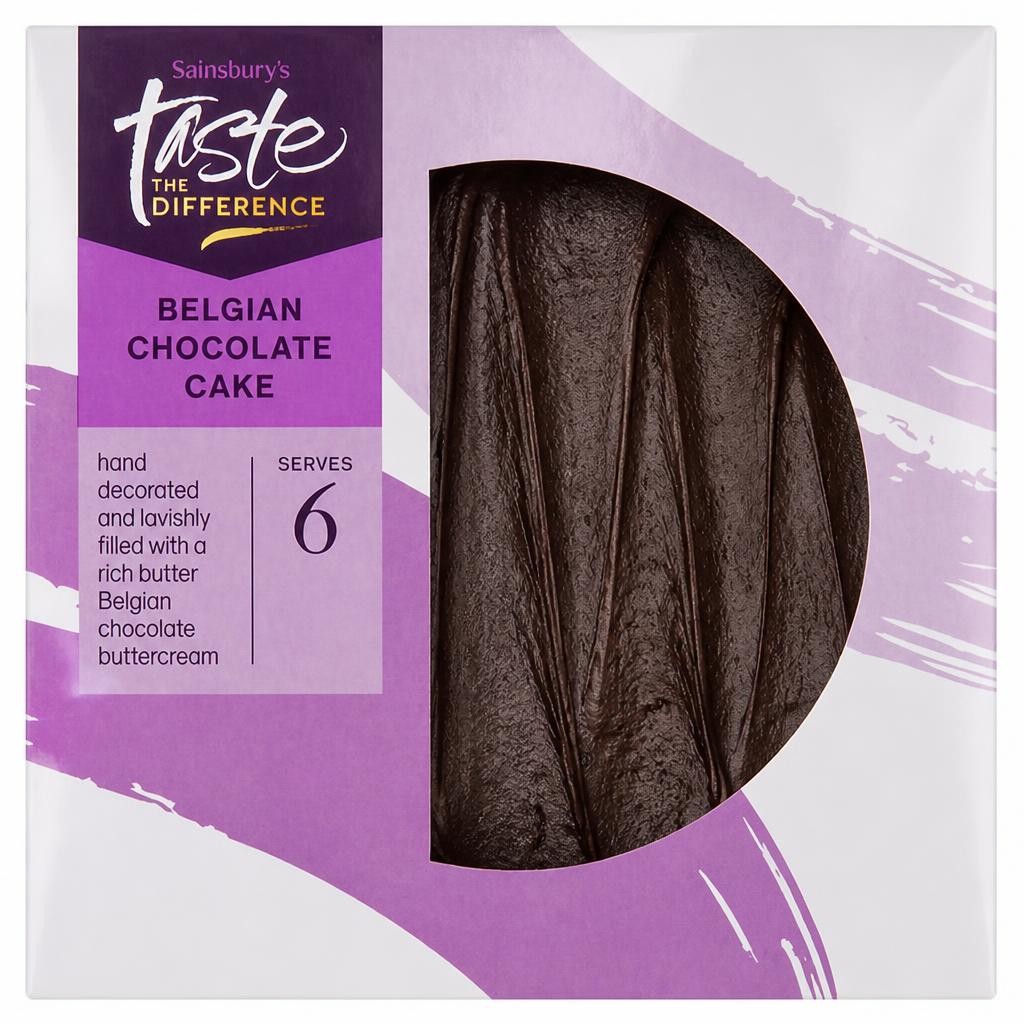 Sainsbury's Chocolate Cake, Taste the Difference 395g