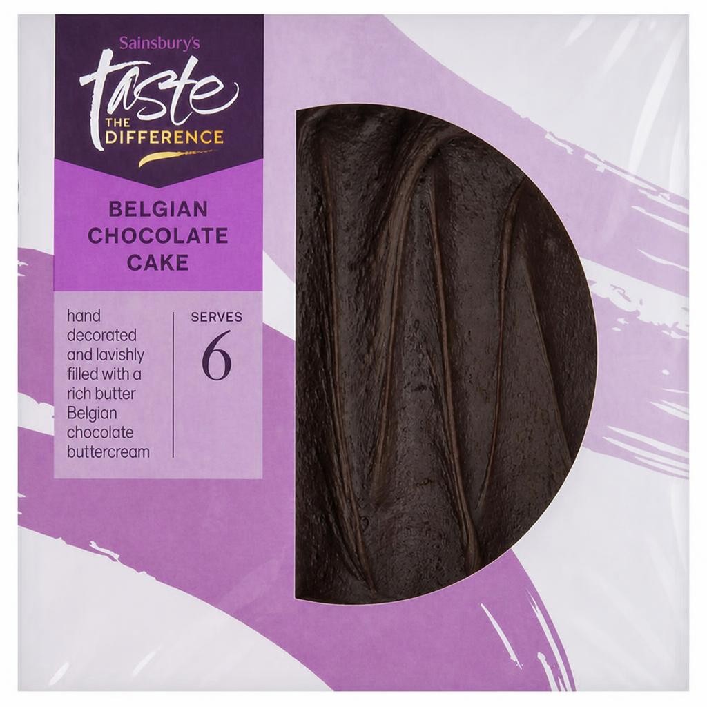 Sainsbury's Chocolate Cake, Taste the Difference 395g