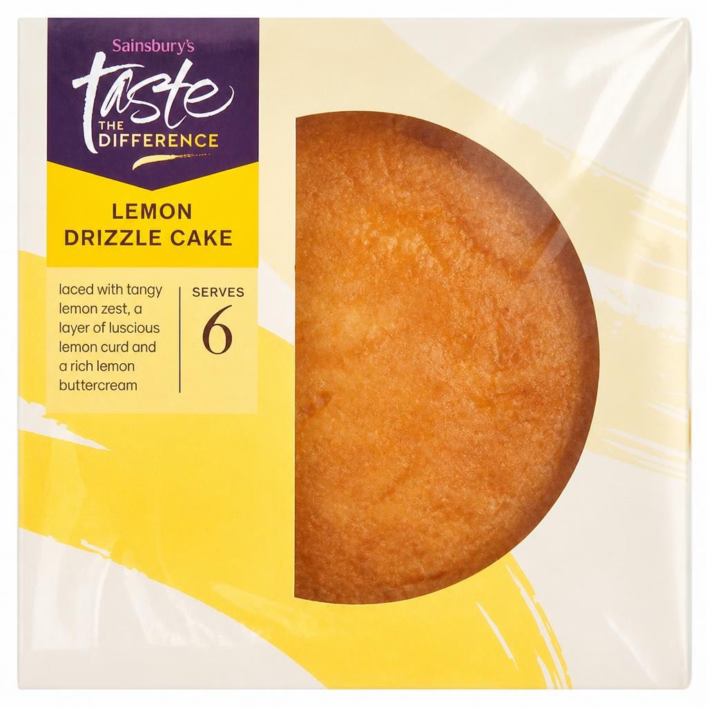 Sainsbury's Lemon Drizzle Cake, Taste the Difference 405g