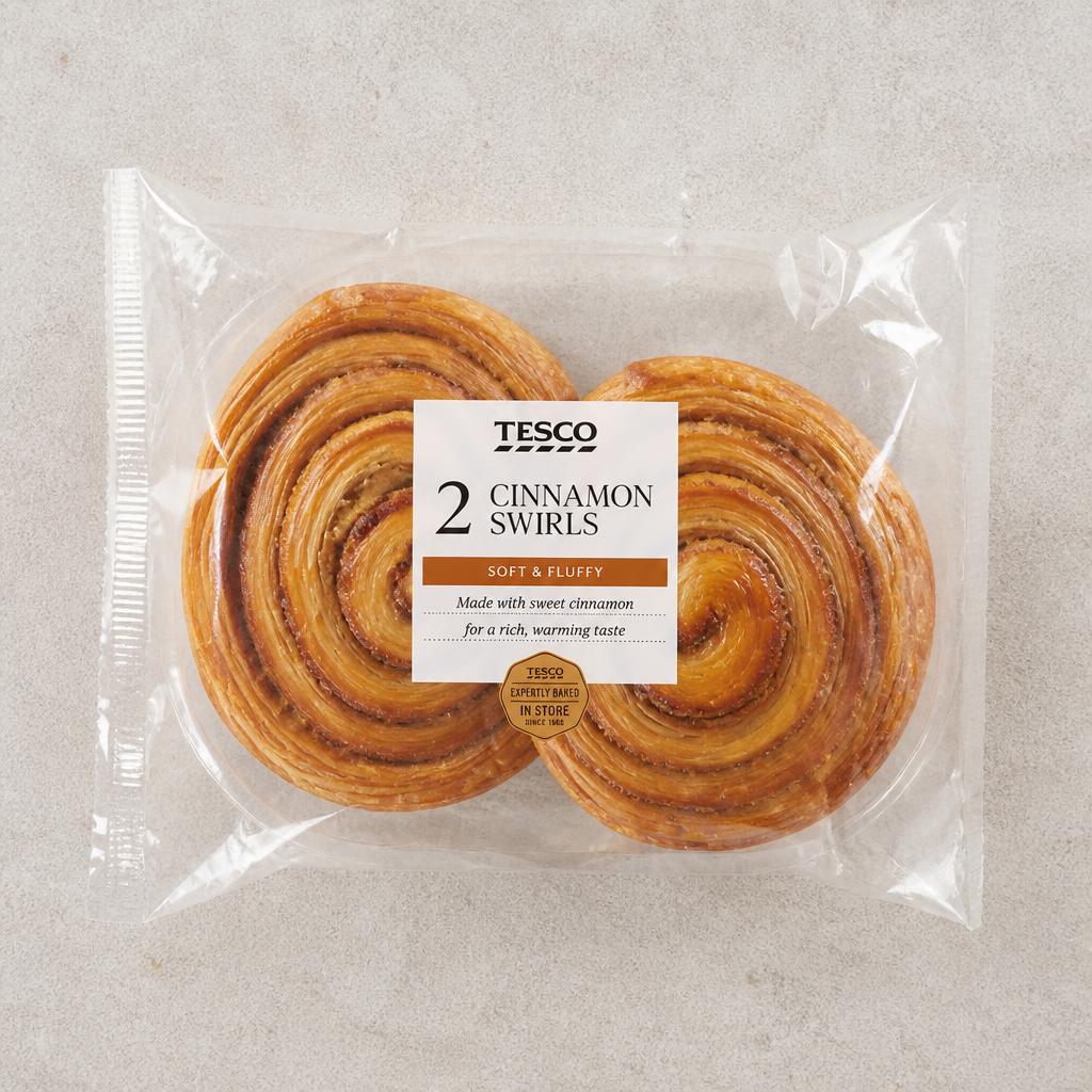 Sainsbury's Danish Pastry Cinnamon Whirls x2