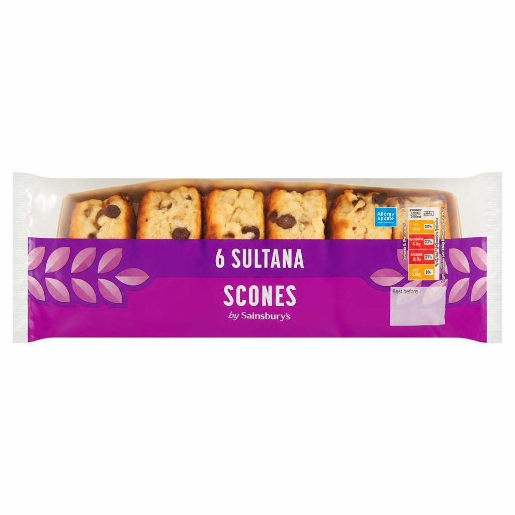 Sainsbury's Sultana Scones x6