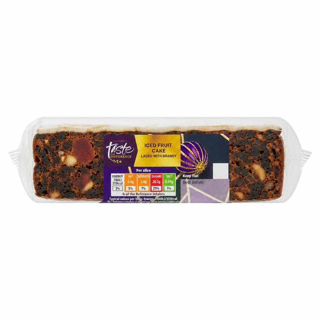 Sainsbury's Iced Fruit Cake, Taste the Difference 400g