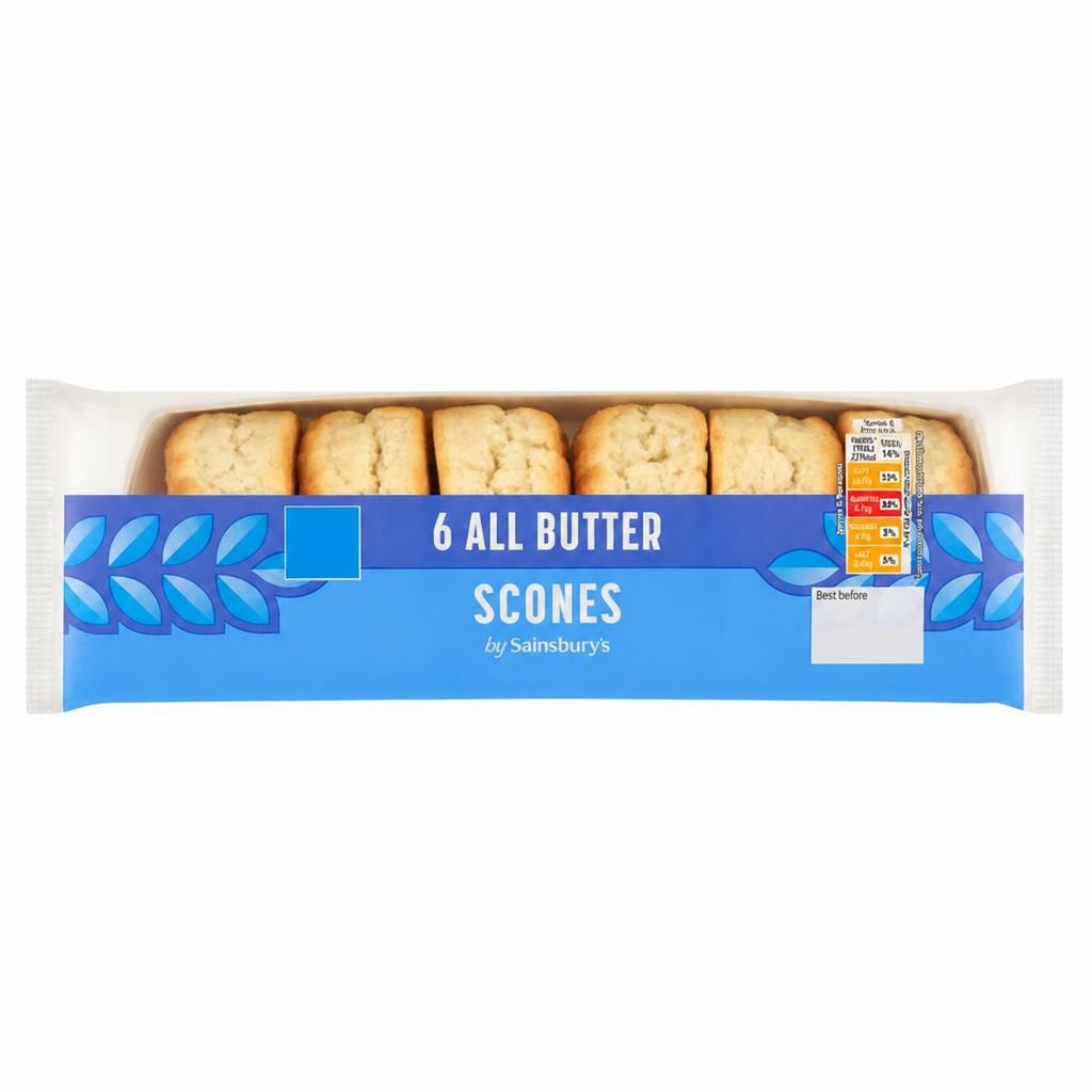 Sainsbury's All Butter Scones x6