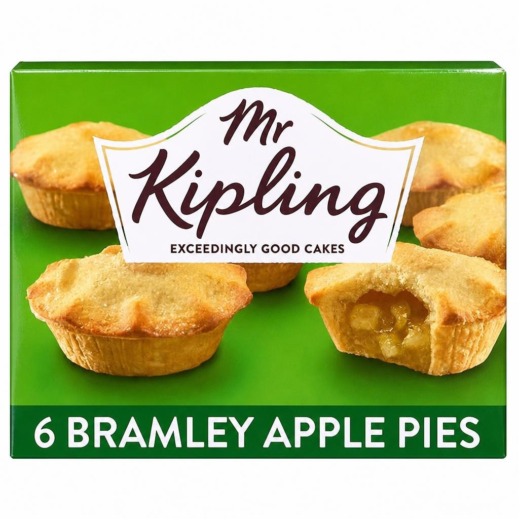 Mr Kipling Bramley Apple Pies x6