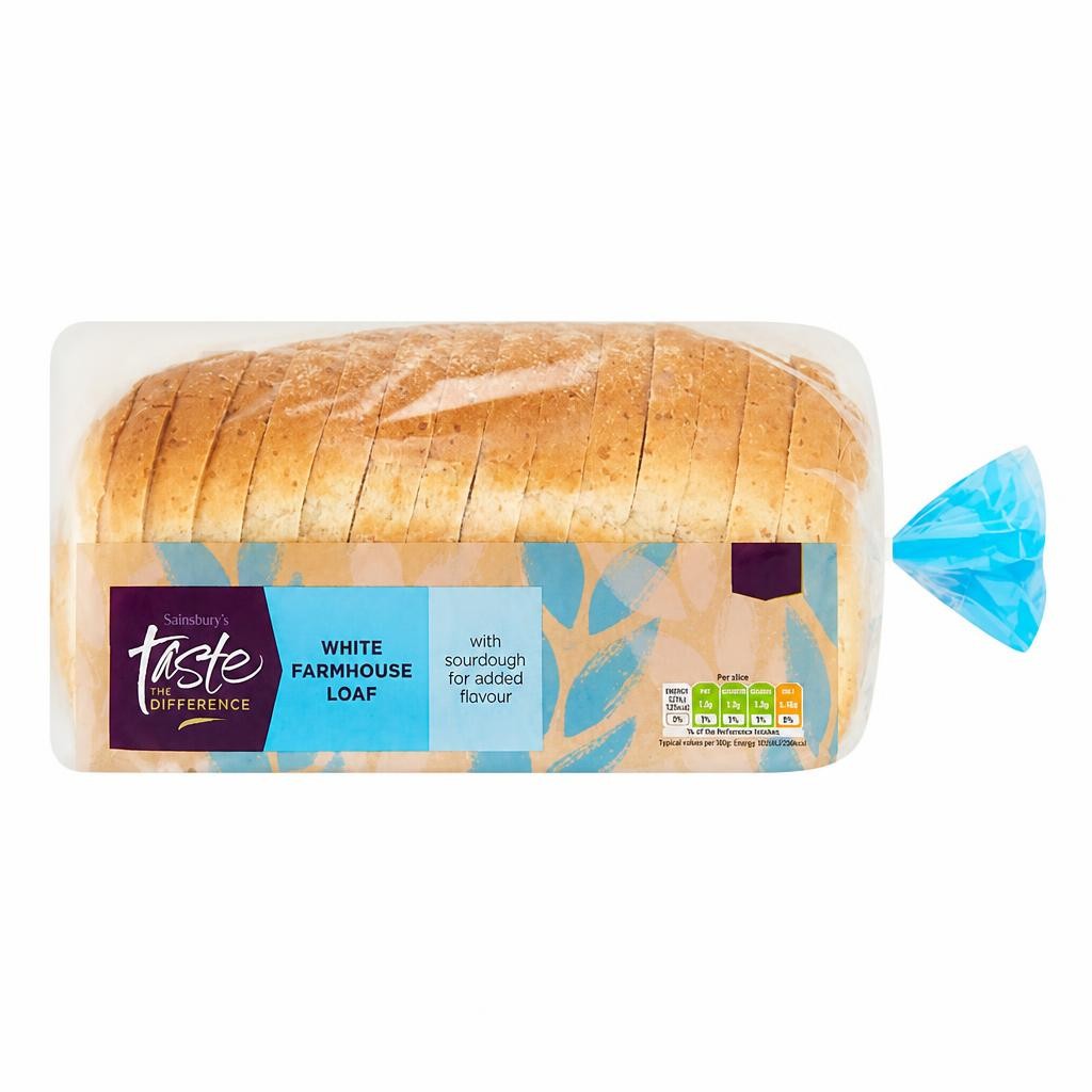 Sainsbury's White Loaf with Sourdough Bread, Taste the Difference 800g