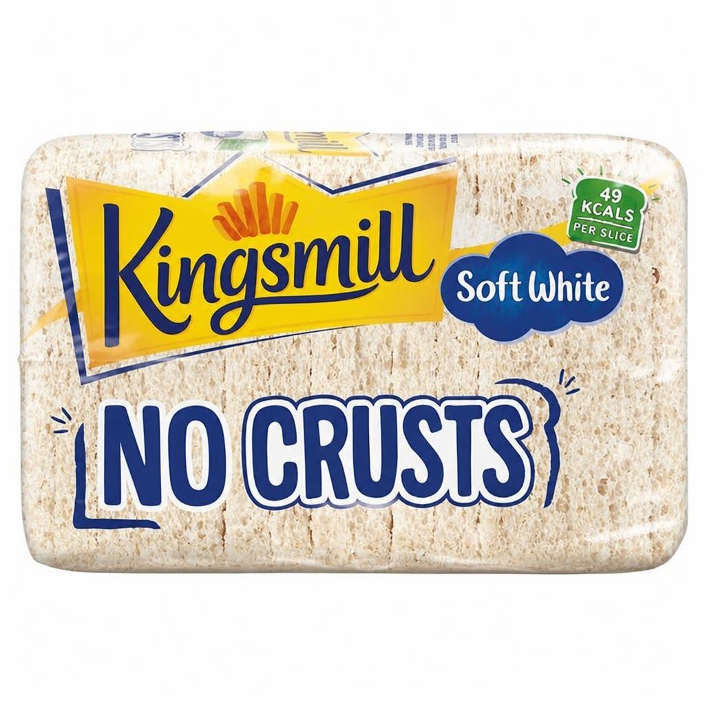 Kingsmill No Crusts Soft Medium Sliced White Bread 400g