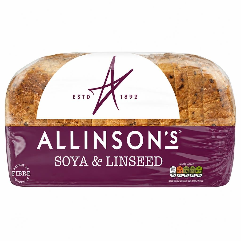 Allinson's Soya & Linseed Sliced Seeded Bread 750g