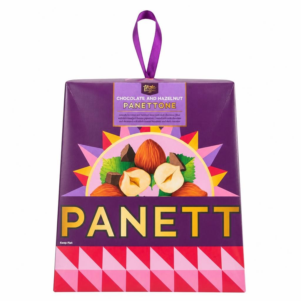 Sainsbury's Chocolate & Hazelnut Panettone, Taste the Difference 800g