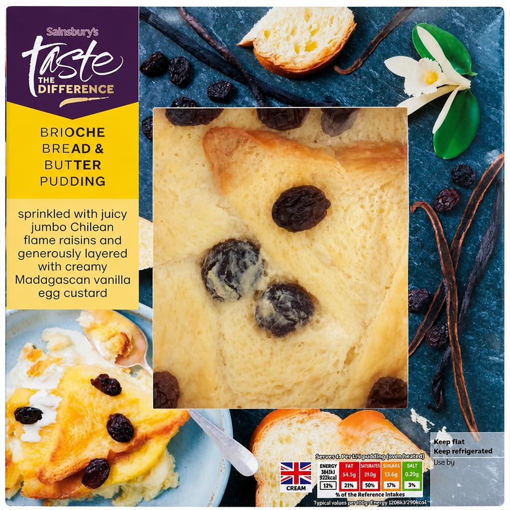 Sainsbury's 500g Brioche Bread & Butter Pudding, Taste the Difference