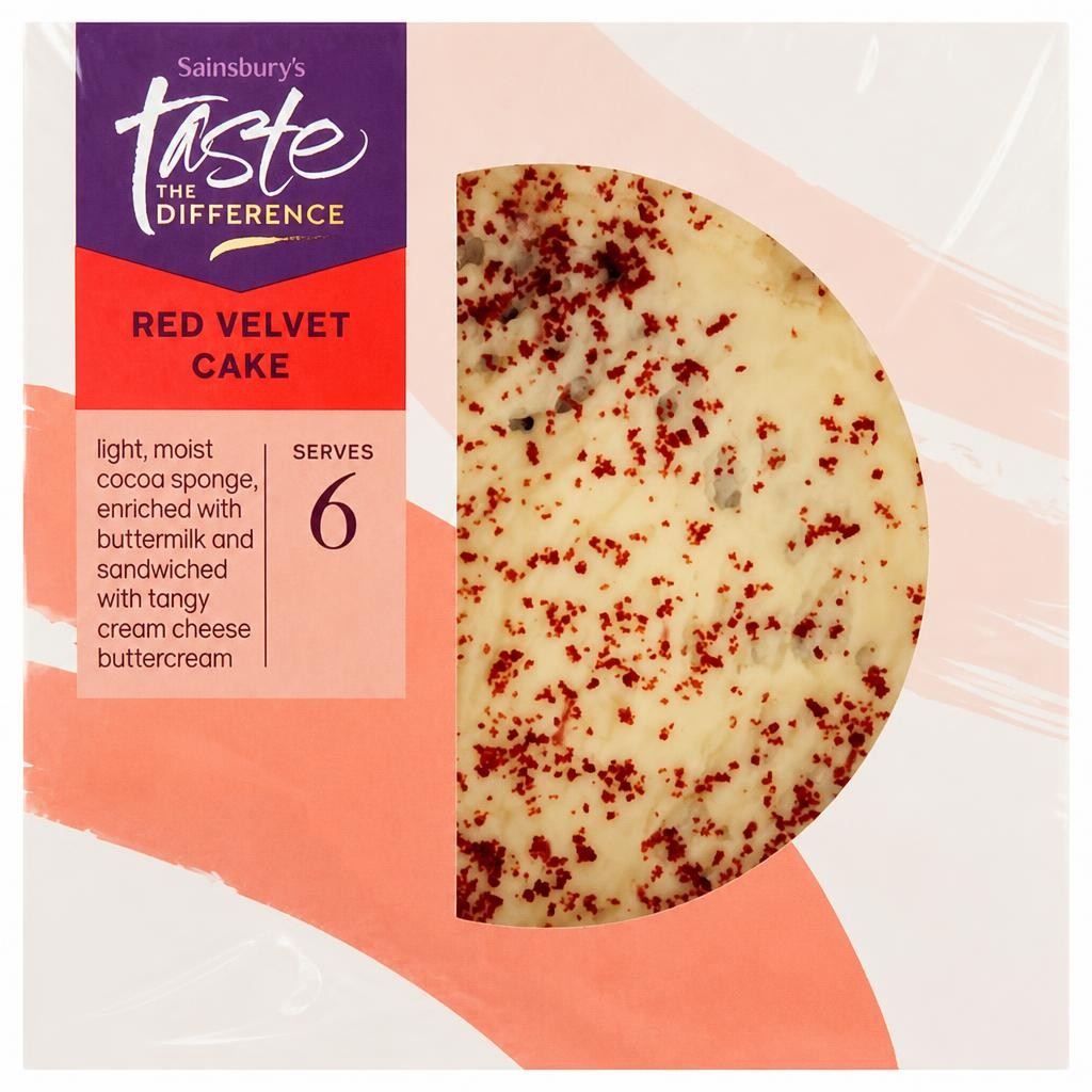 Sainsbury's Red Velvet Cake, Taste the Difference 390g