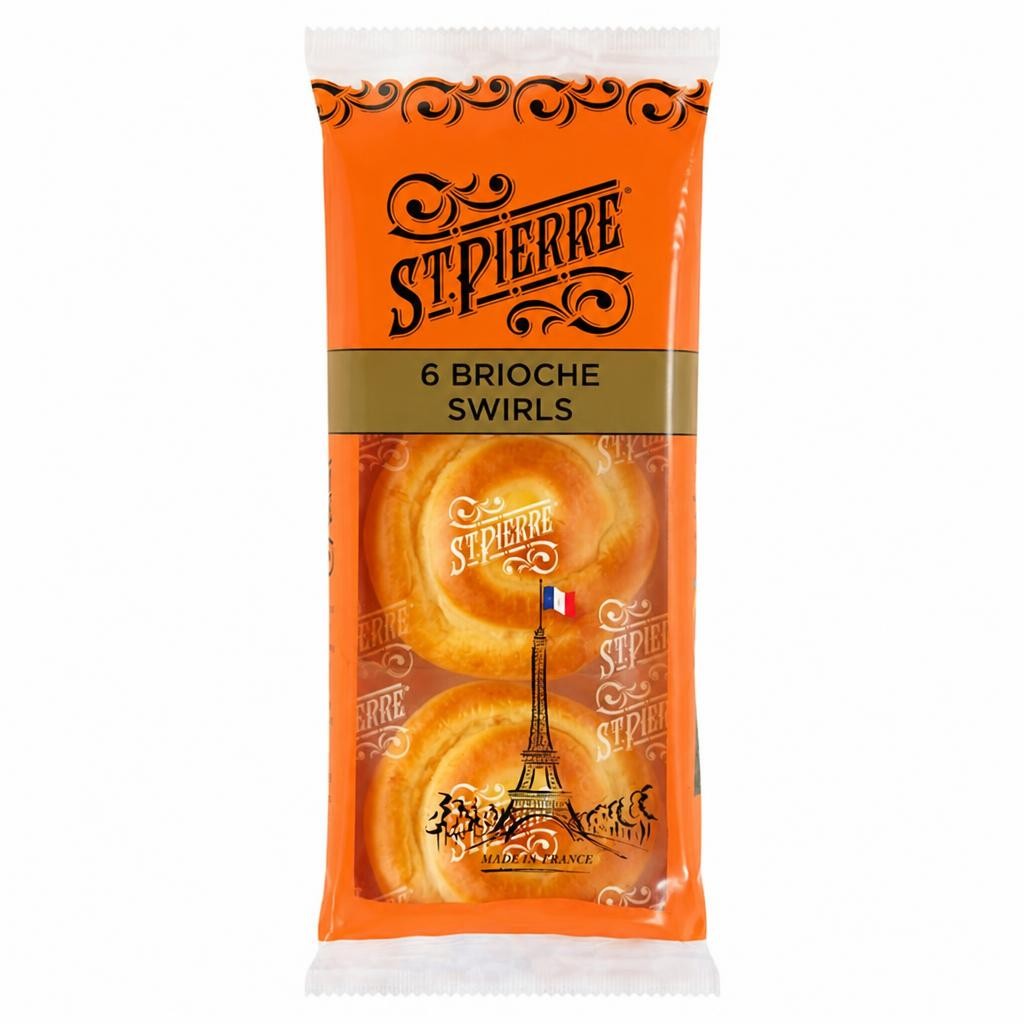 St. Pierre Brioche Swirls x6