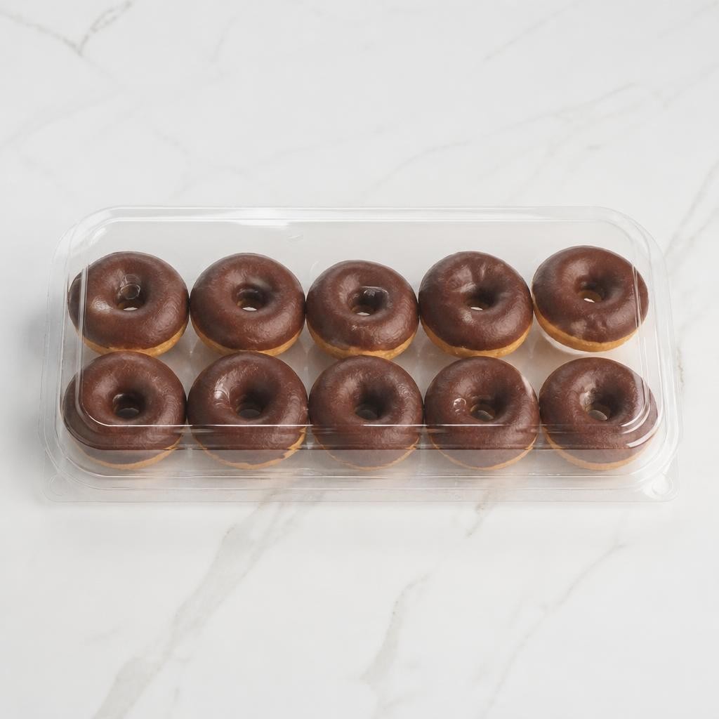 Sainsbury's Mini Chocolate Doughnuts x10