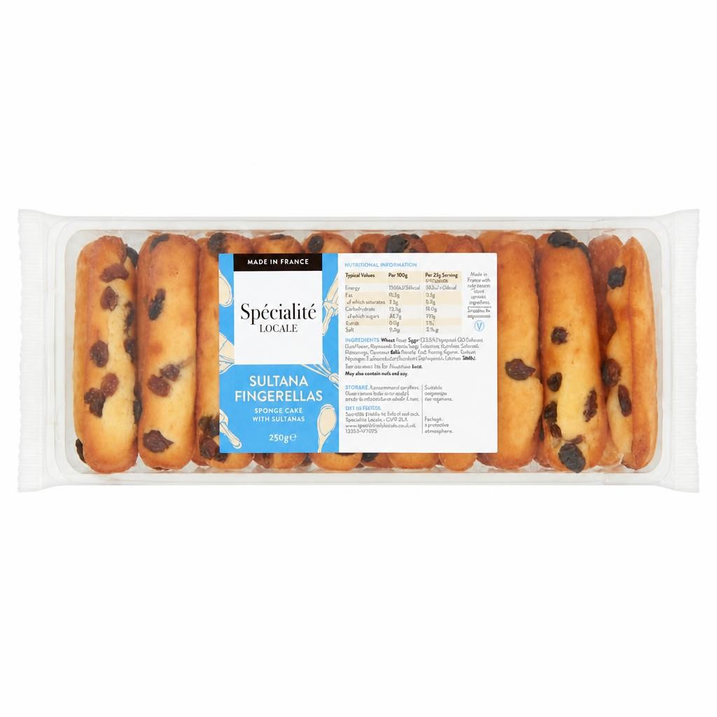 Specialite Locale Sultana Fingerellas Cakes 250g