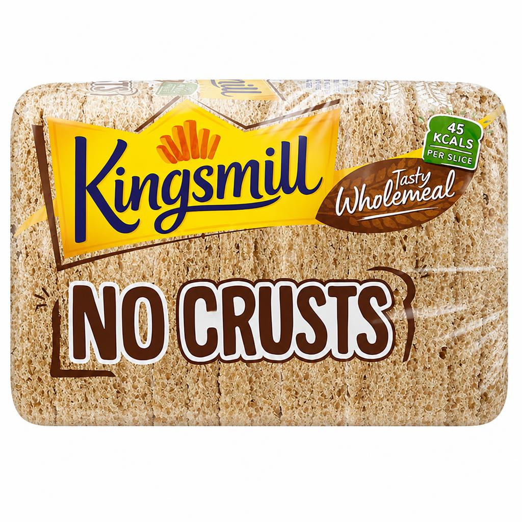 Kingsmill 400g Tasty Wholemeal No Crusts Crustless Bread