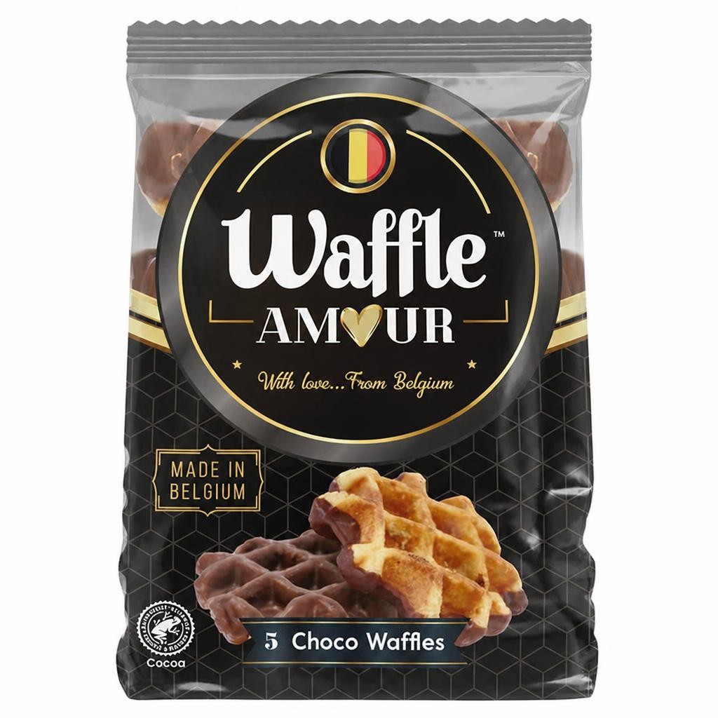 Waffle Amour Choco-Sugar Waffles x5