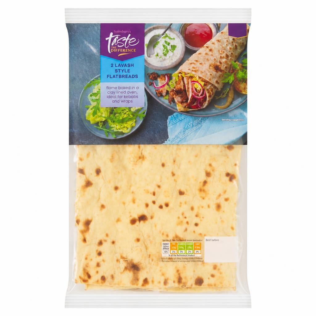 Sainsbury's Lavash, Taste the Difference x2 100g