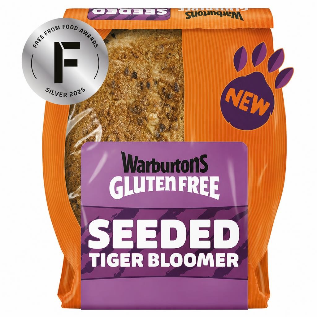 Warburtons Gluten Free Seeded Tiger Bloomer 400g