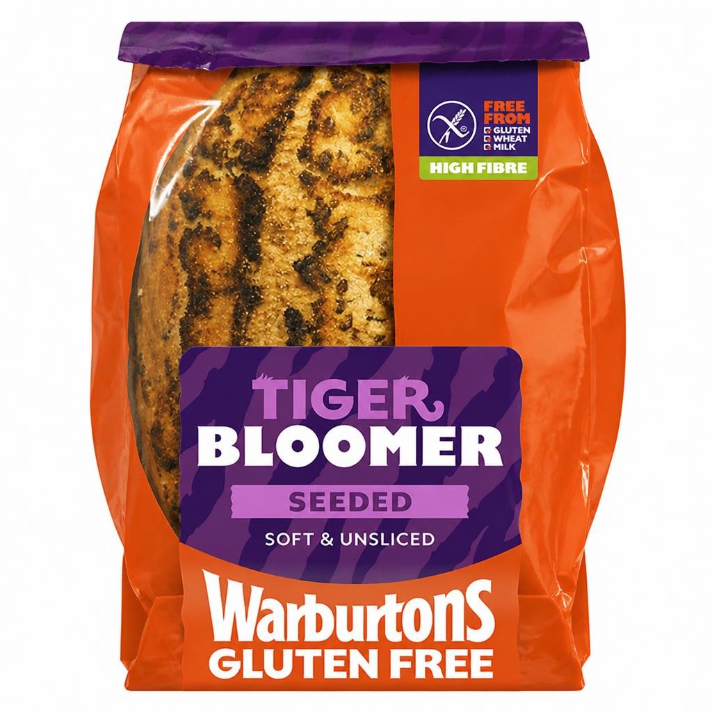 Warburtons Gluten Free Seeded Tiger Bloomer 400g