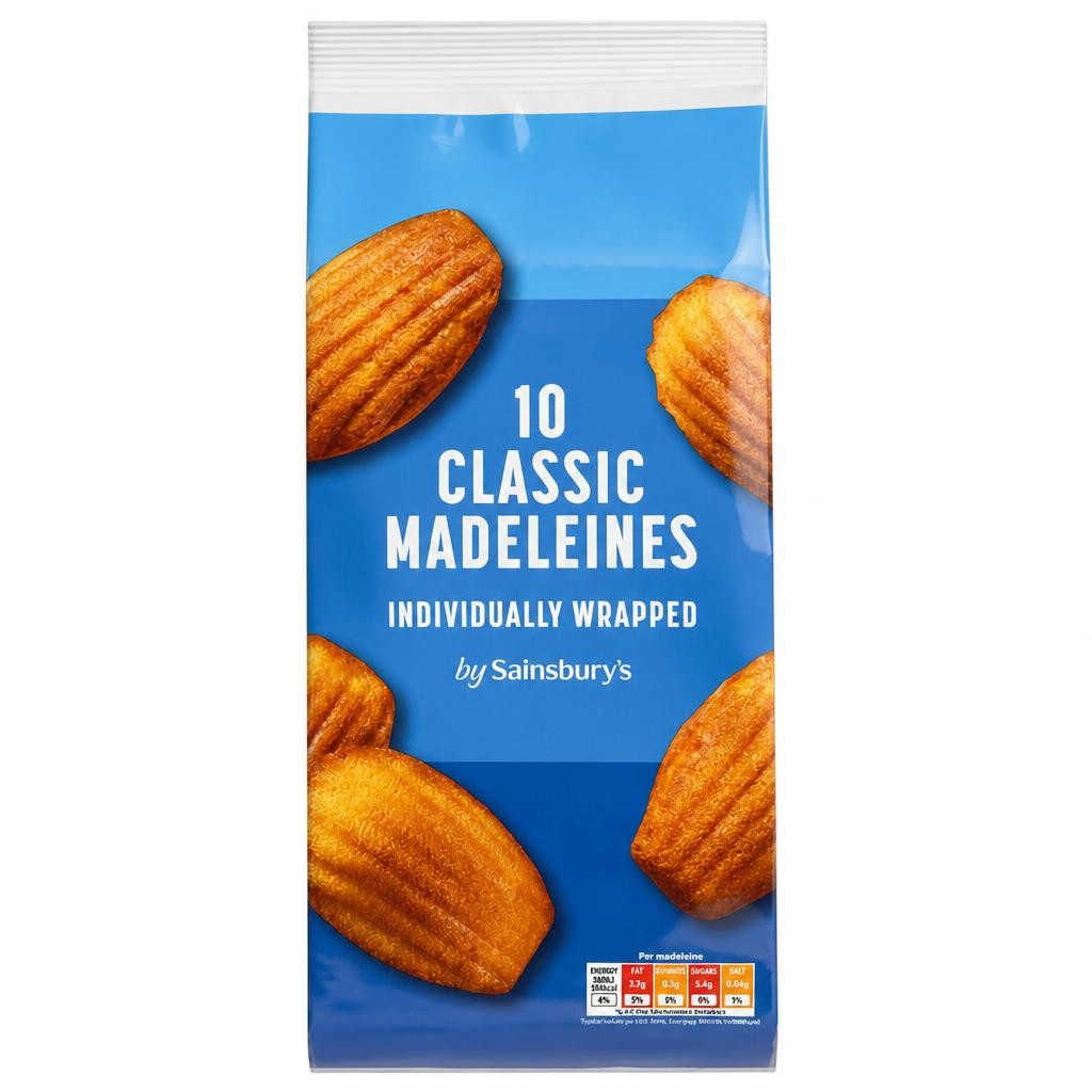 Sainsbury's Madeleines Cakes 250g