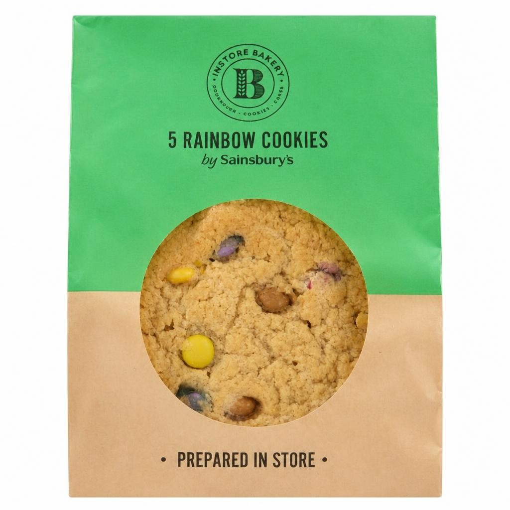 Sainsbury's Rainbow Cookies x5