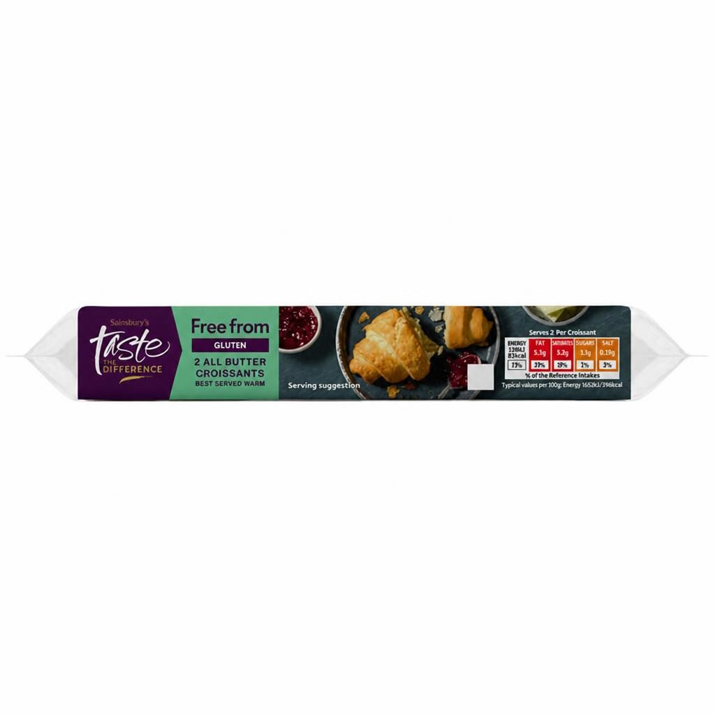 Sainsbury's Free From All Butter Croissants, Taste the Difference x2 140g