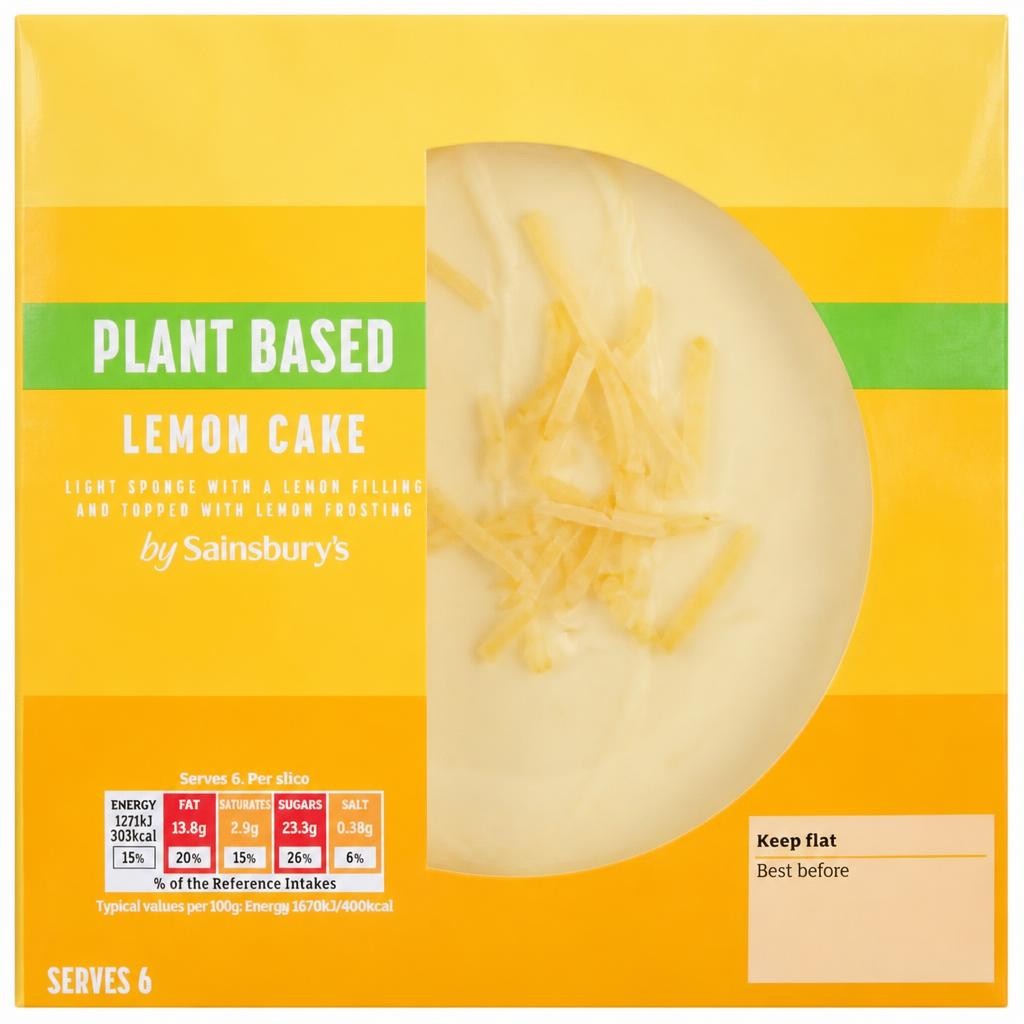 Plant Pioneers 455g Lemon Cake