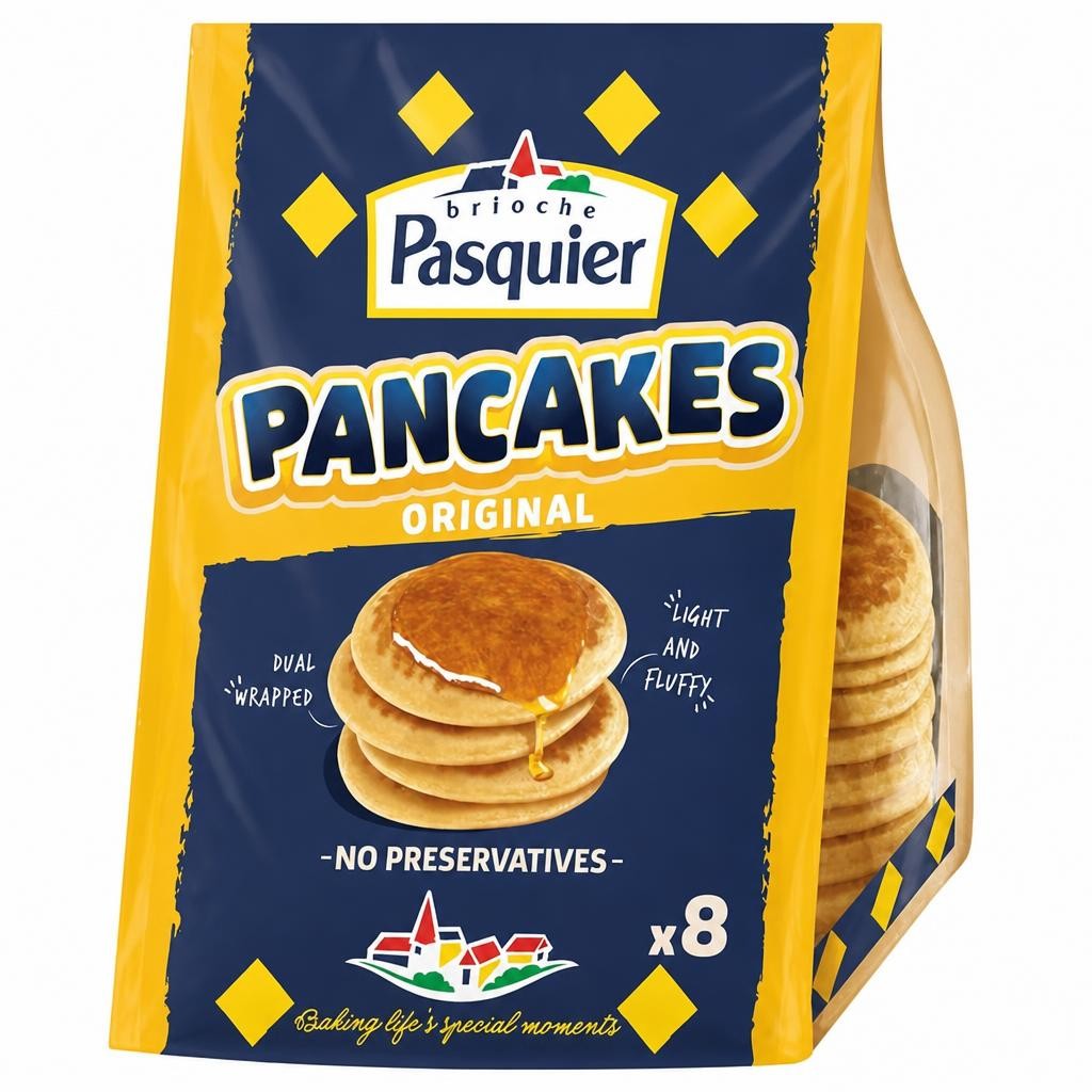 Brioche Pasquier Original Pancakes x8