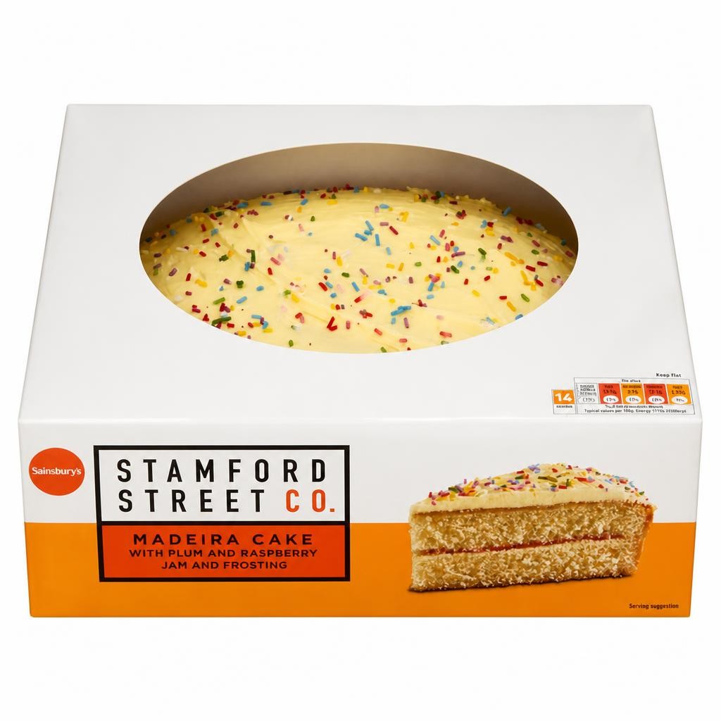 Stamford Street Co. Birthday Celebration Madeira Cake 895g (Serves 14)