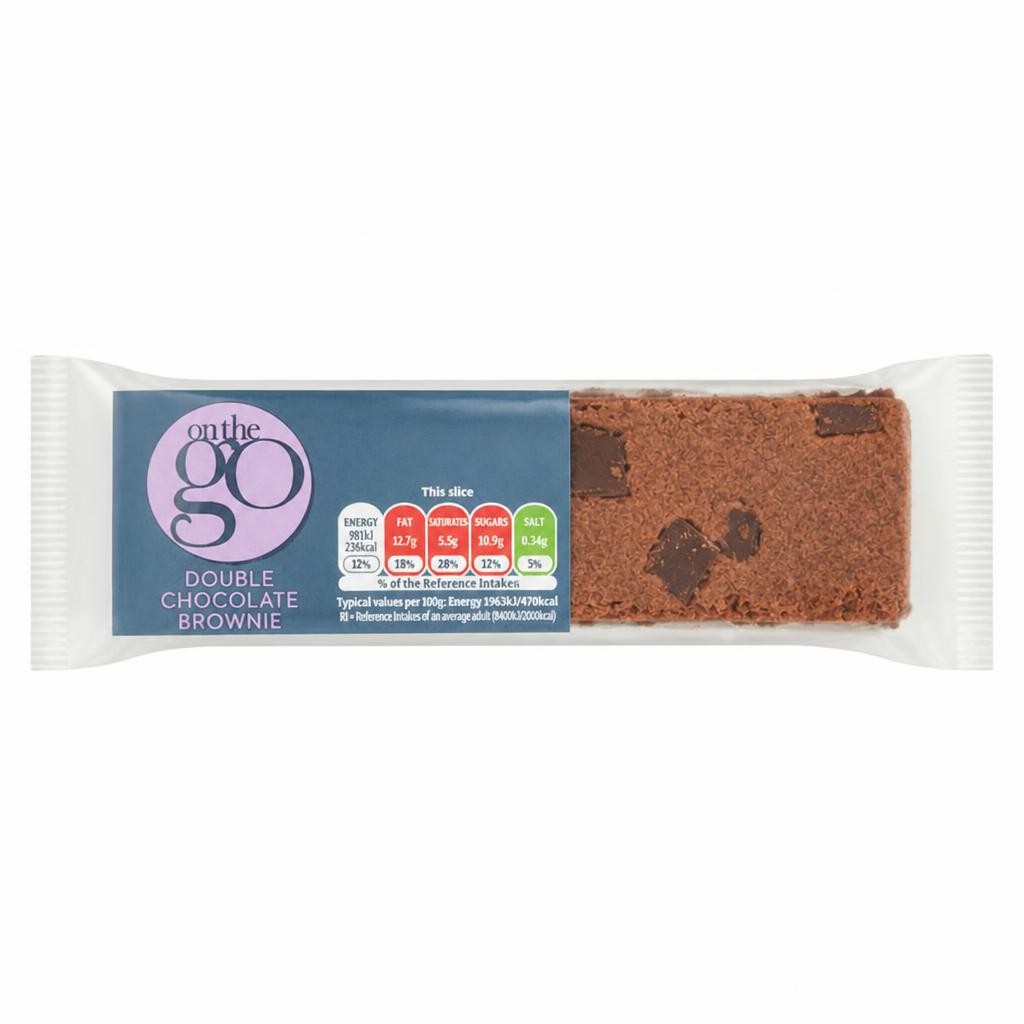 Sainsbury's Double Chocolate Brownie 50g