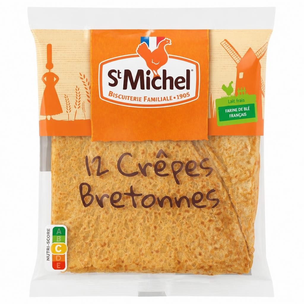 St Michel Crepes Bretonnes x12 315g