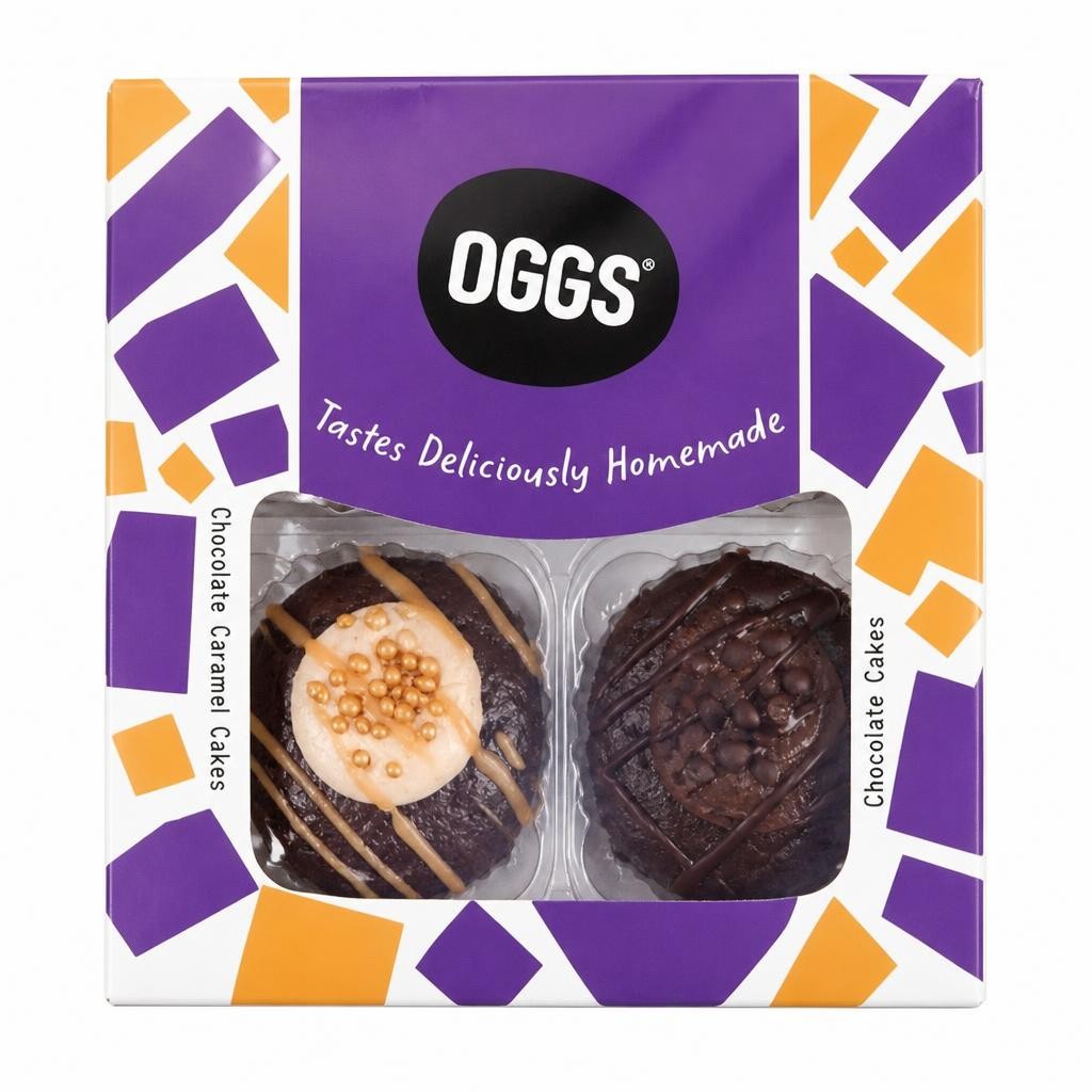 OGGS Hand Finished Chocolate Afternoon Tea Cakes