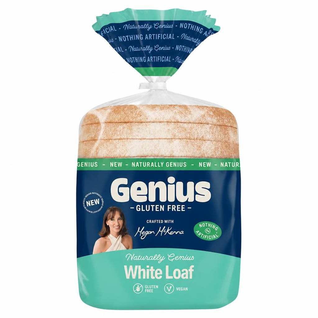 Genius 430g Gluten Free Nothing Artificial White Bread