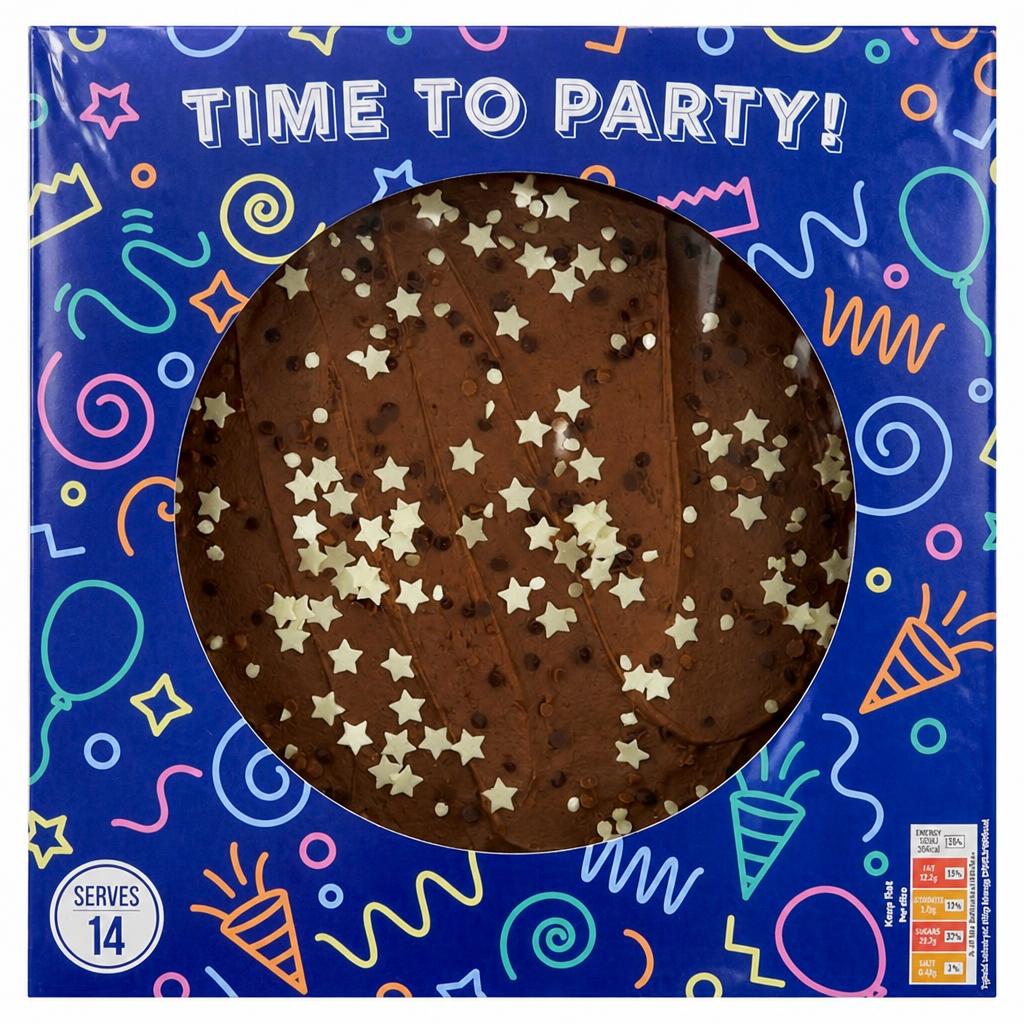 Sainsbury's 14 Time to Party Chocolate Cake 945g