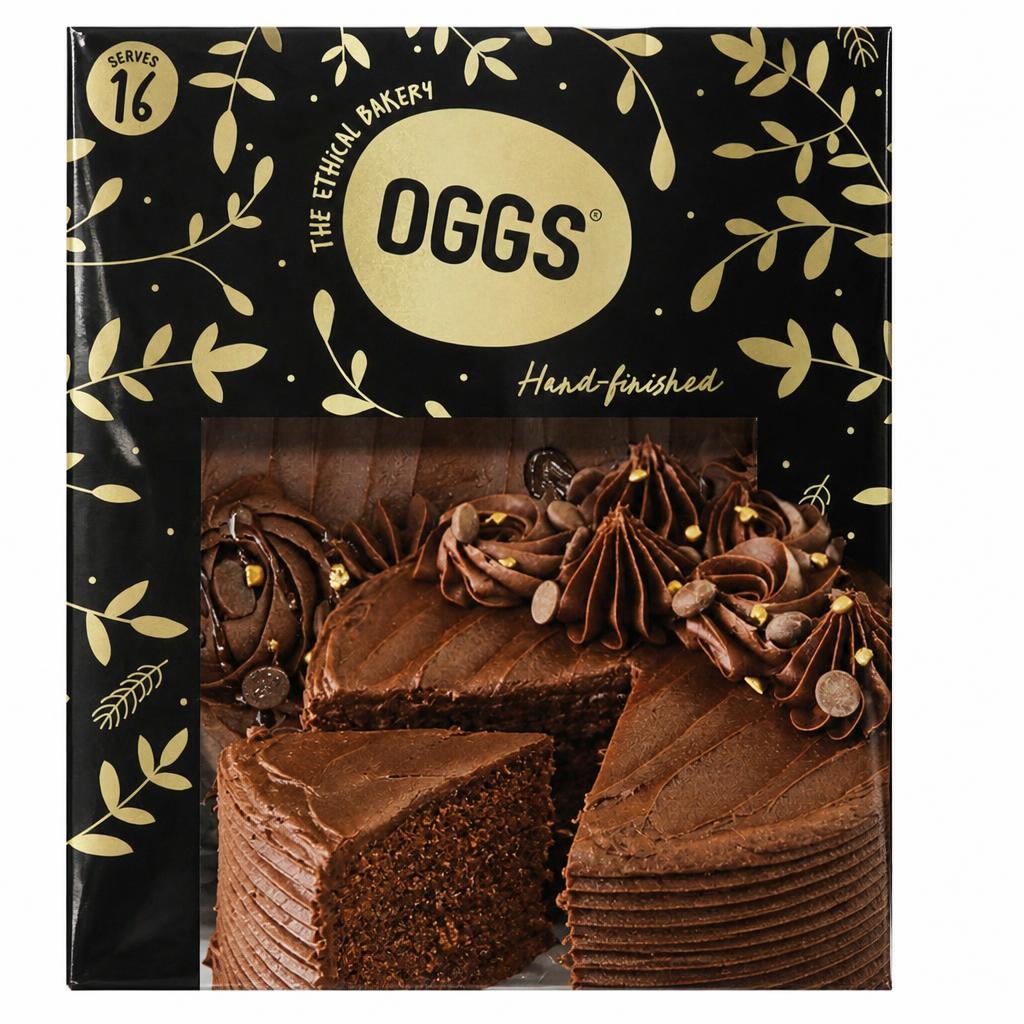 OGGS Rich Velvety Chocolate Fudge Cake