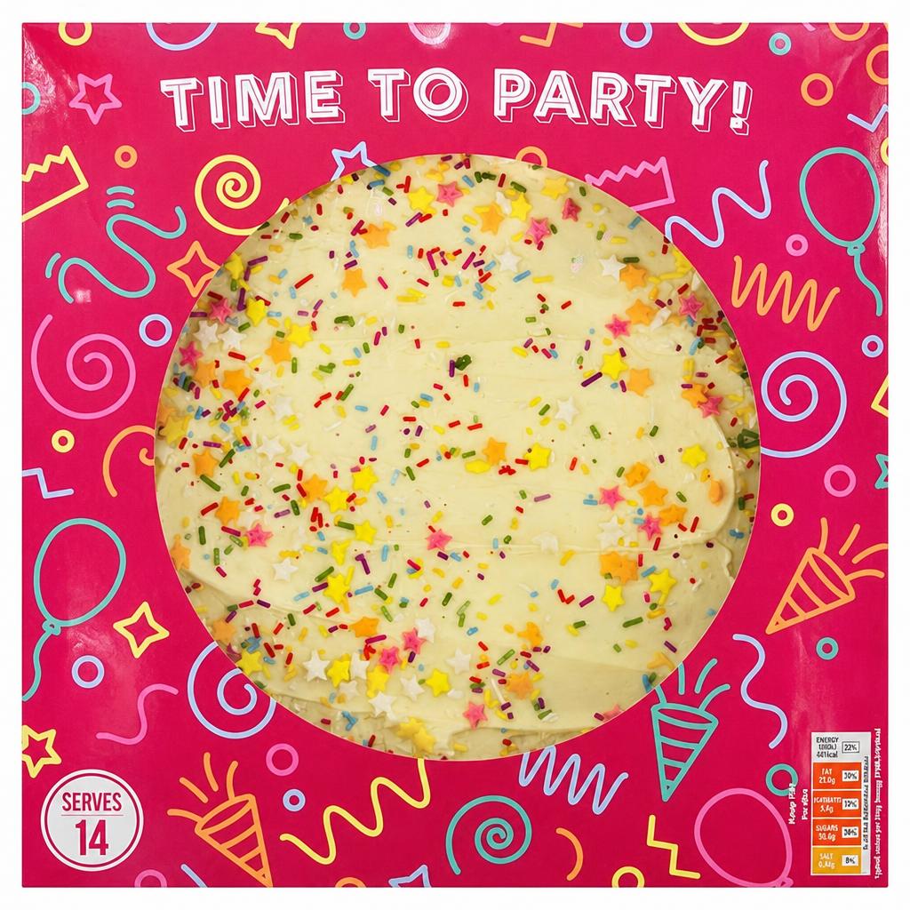Sainsbury's 14 Time to Party Madeira Cake 907g