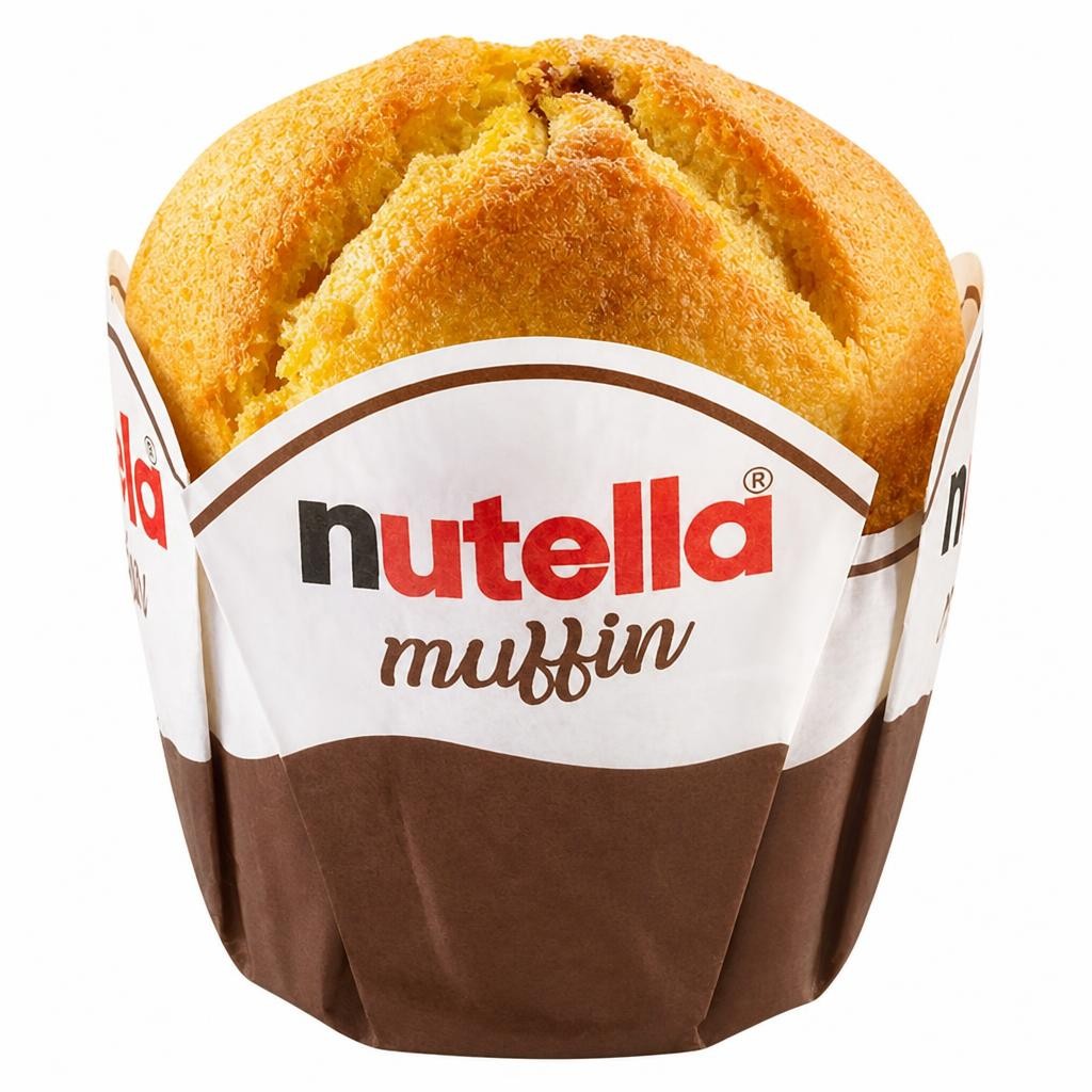 Nutella Chocolate & Hazelnut spread filled Muffin 2x 86g