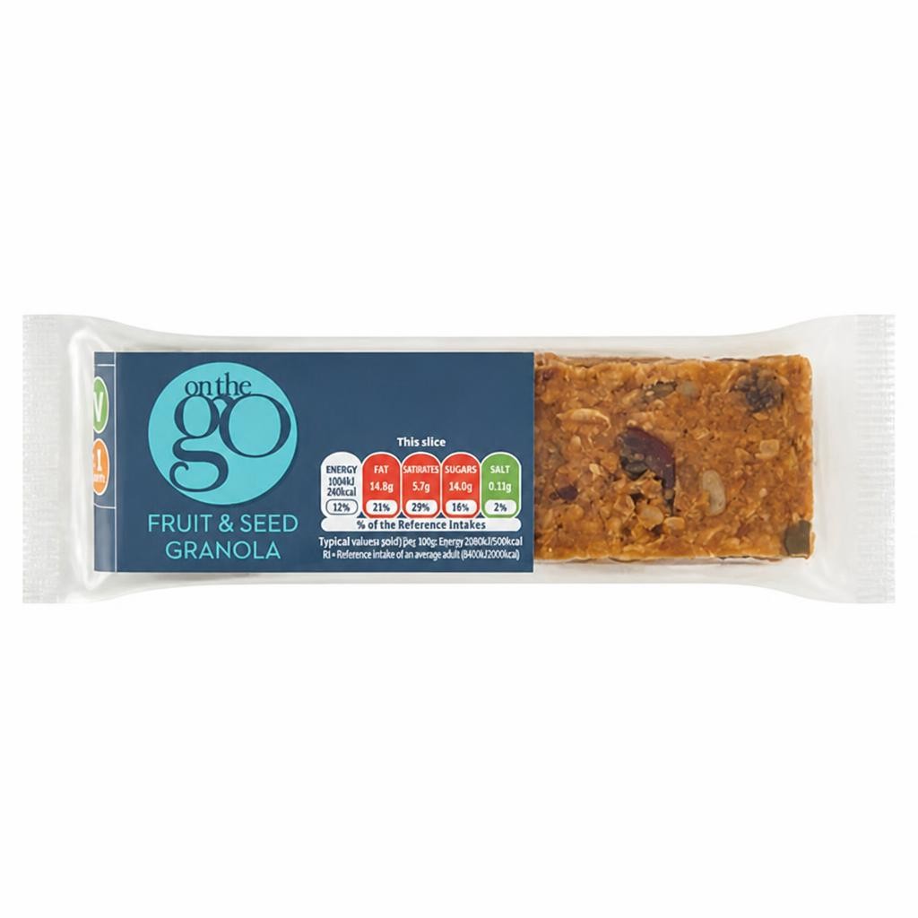 Sainsbury's Fruit & Seed Granola Slice 50g