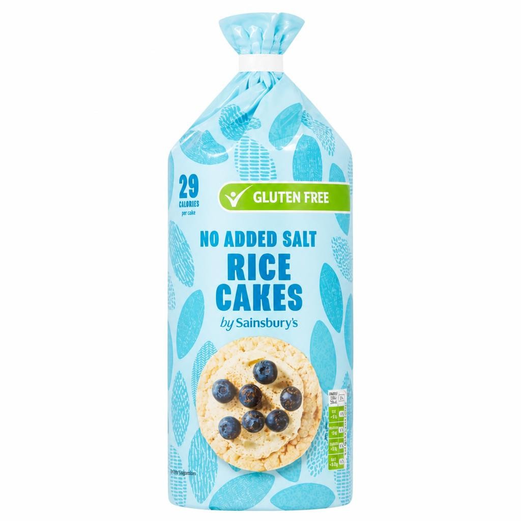 Sainsbury's No Added Salt Rice Cakes 135g