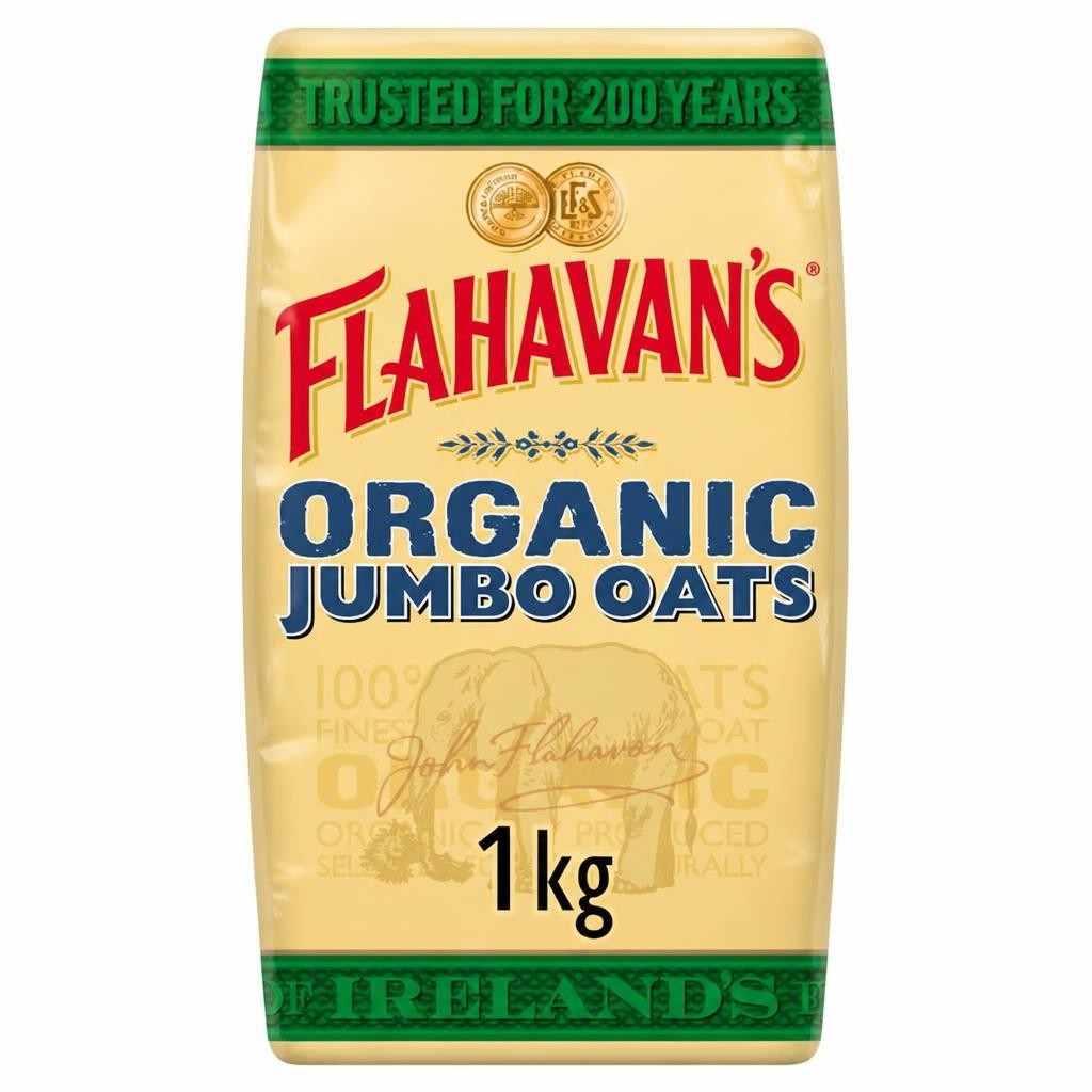 Flahavan's Organic Jumbo Oats 1kg