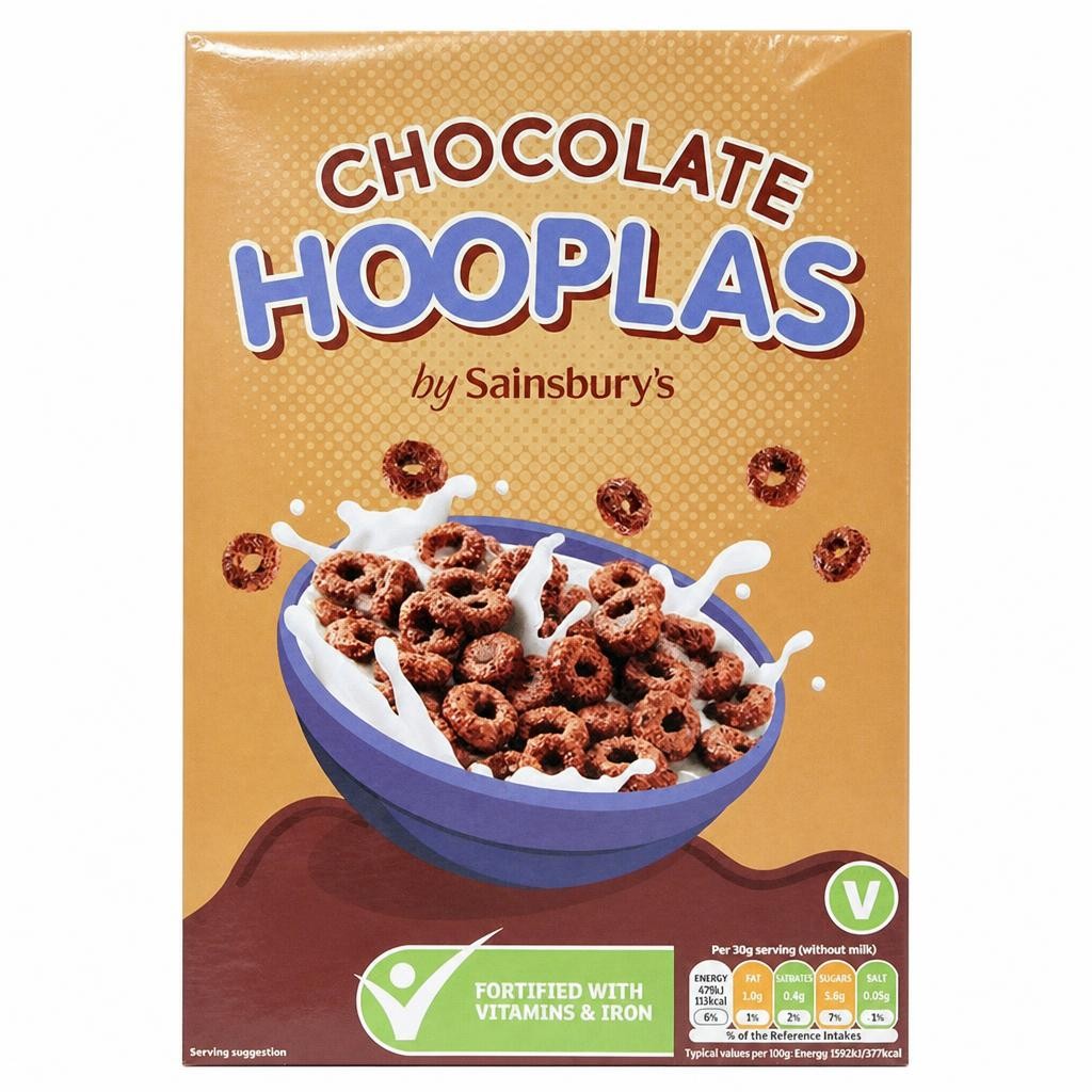 Sainsbury's Chocolate Hooplas 375g