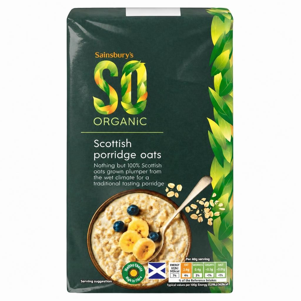Sainsbury's Porridge Oats, SO Organic 750g